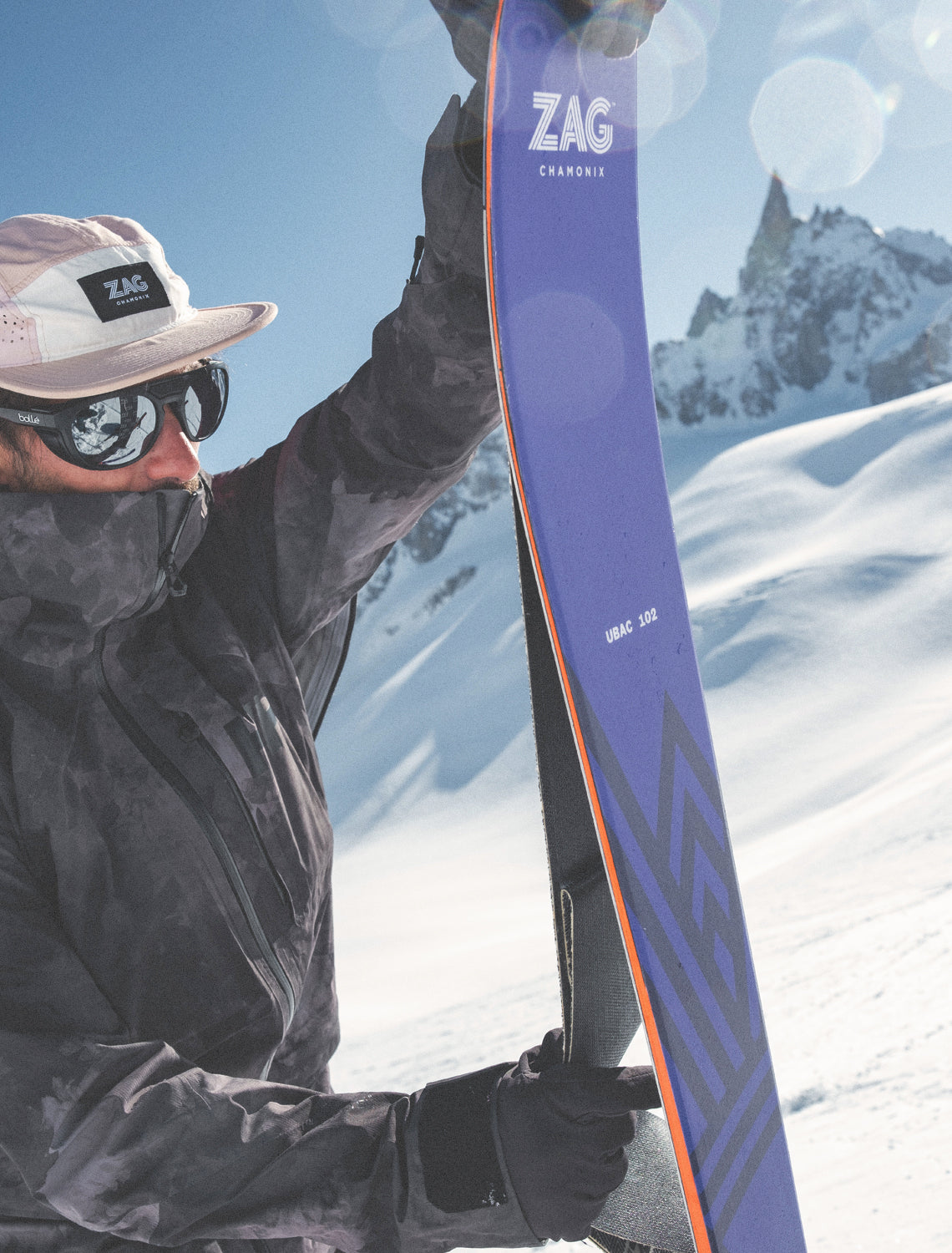 スキー ZAG UBAC102 DINAFIT TLT SUPERLITE2.0 UBAC 102 | Freerando Touring Ski | ZAG Skis