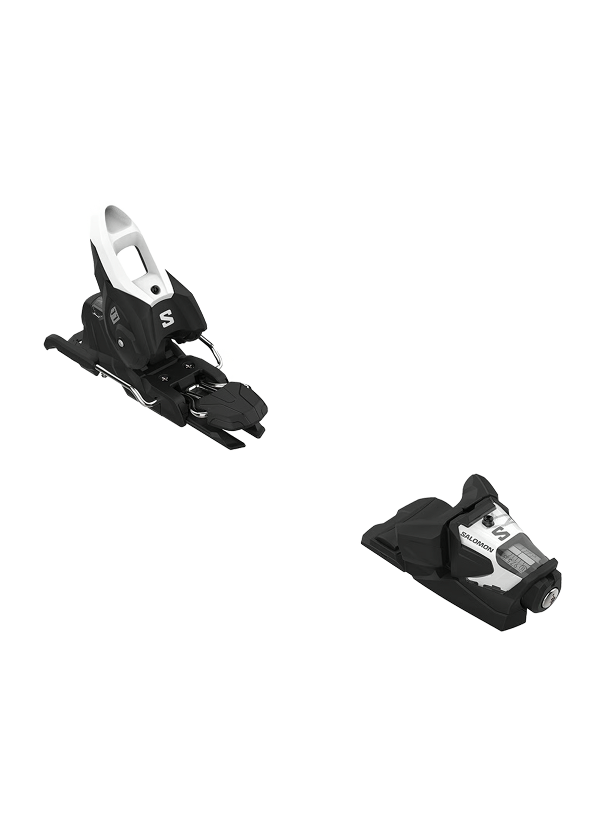 salomon 860 ski mounts N STAGE 10 GW BLACK ensuring adrenaline AFS 2026 Fresh rebuild on the Color:GREY WHT