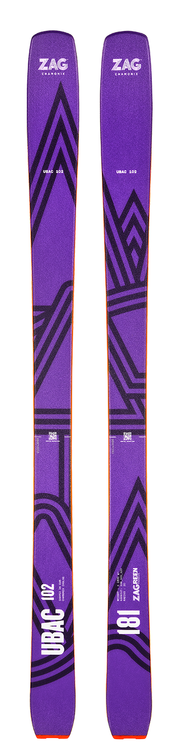 ZAG UBAC 102 スキー 176cm ZED12 ZAG UBAC 102 スキー 176cm ZED12 バインディング付き - メルカリ