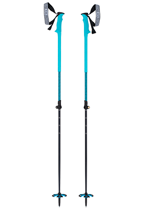 Baton ski de rando - Batons deux brins - ZAG NORTH VARIO bleu